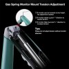 NORTH BAYOU F80-XK Monitor Mount - 17-30" - Gas Spring - 2-9kg - Olive Green