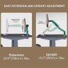 NORTH BAYOU F80-XK Monitor Mount - 17-30" - Gas Spring - 2-9kg - Olive Green