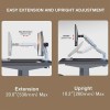 NORTH BAYOU F80-XV Monitor Mount - 17-30" - Gas Spring - 2-9kg - Lake Blue NORTH BAYOU F80-XV Monitor Mount - 17-30" - Gas Spring - 2-9kg - Lake Blue