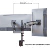 NORTH BAYOU H180 Dual Monitor Mount - 22-35" - Gas Spring - 12kg - Matte Charcoal NORTH BAYOU H180 Dual Monitor Mount - 22-35" - Gas Spring - 12kg - Matte Charcoal