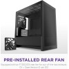 صندوق ألعاب NZXT H3 FLOW أسود| Mid Tower بتدفق هواء عالي وزجاج مقوى