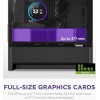 صندوق ألعاب NZXT H3 FLOW أسود| Mid Tower بتدفق هواء عالي وزجاج مقوى