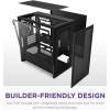 صندوق ألعاب NZXT H3 FLOW أسود| Mid Tower بتدفق هواء عالي وزجاج مقوى