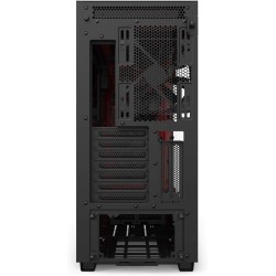 Gaming Case NZXT H710i Black/Red  | Mid Tower ATX with High Airflow, RGB Lighting & Tempered Glass