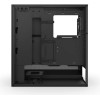 صندوق احترافي NZXT H5 Flow ار جي بي , واجهة أمامية شبكية, دعم منافذ USB-C، USB-A أمامية , 4 مراوح داخلية  - أسود