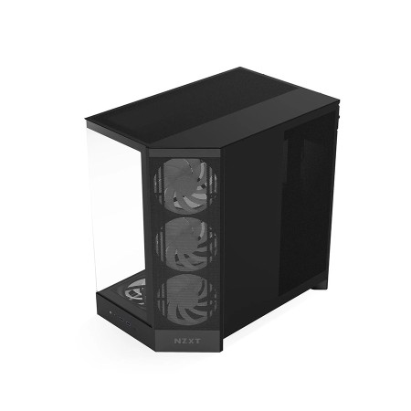 NZXT H9 Flow RGB+ Case - 7x ARGB Fans - 420mm AIO - Dual Chamber - Black NZXT H9 Flow RGB+ Case - 7x ARGB Fans - 420mm AIO - Dual Chamber - Black