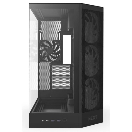 NZXT H9 Flow RGB Case - Dual Chamber - 4x Fans - 420mm AIO Support - Black NZXT H9 Flow RGB Case - Dual Chamber - 4x Fans - 420mm AIO Support - Black