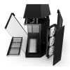 صندوق احترافي NZXT H9 Flow ار جي بي , تصميم Dual-Chamber, دعم اللوحات الأم ذات التوصيل الخلفي, 4 مراوح داخلية - أسود