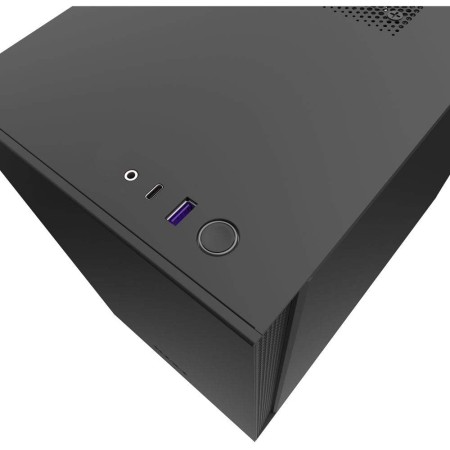 صندوق ألعاب NZXT H210i أسود | Mini-ITX بتدفق هواء عالي وإضاءة RGB وزجاج مقوى