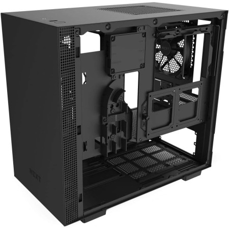 صندوق ألعاب NZXT H210i أسود | Mini-ITX بتدفق هواء عالي وإضاءة RGB وزجاج مقوى