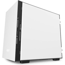 Gaming Case  NZXT H210i White/Black Mini-ITX | High Airflow, RGB Lighting & Tempered Glass