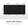 NZXT Zone 2XL Gaming Mousepad, 900 × 400 mm, 3mm Thickness, Micro-Weave Cloth Surface - BLACK