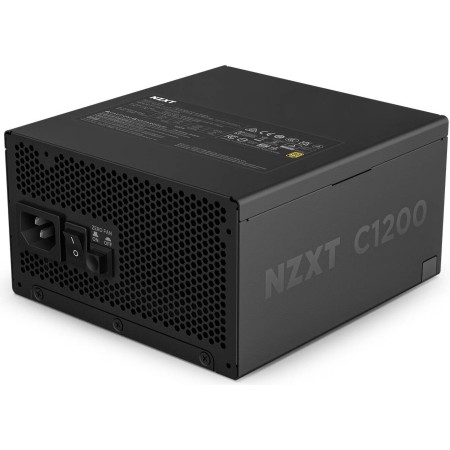 مزود طاقة احترافي بقدرة 1200 واط, NZXT C1200, كفاءة 80 PLUS Gold, مطابق لمعيار ATX 3.1, كابلات قابلة للفصل بالكامل لتسهيل التركيب وتنظيم الكابلات - أسود مزود طاقة احترافي بقدرة 1200 واط, NZXT C1200, كفاءة 80 PLUS Gold, مطابق لمعيار ATX 3.1, كابلات قابلة للفصل بالكامل لتسهيل التركيب وتنظيم الكابلات - أسود