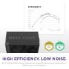 NZXT C1200, 1200 Watt Power Supply, Certified 80 PLUS Gold efficiency, Fully modular cables, ATX 3.1 standard - BLACK