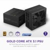 Power Supply NZXT C850 Gold Core 850W ,80+ Gold efficiency ,Supports ATX 3.1 ,Fully Mod ,Zero RPM mode -Black