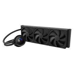Liquid CPU Cooler NZXT Kraken Plus 360 ,1.54" LCD display ,NZXT Turbine pump ,Zero RPM mode for silent ,Full control via NZXT CAM -Black Liquid CPU Cooler NZXT Kraken Plus 360 ,1.54" LCD display ,NZXT Turbine pump ,Zero RPM mode for silent ,Full control via NZXT CAM -Black