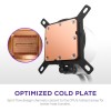 مبرد مائي احترافي NZXT Kraken Plus 240, شاشة LCD مربعة مقاس 1.54 بوصة, مروحتين RGB عالية الكفاءة مقاس 120 مم, متوافق مع معالجات Intel و AMD الحديثة - أبيض