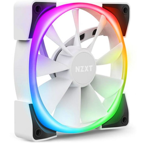 NZXT AER RGB 2-140mm - Single Fan مروحة ان زي اكس تي اير أبيض