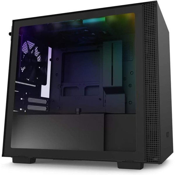 NZXT H210i Mini-ITX PC Gaming Case - Black - أن زد اكس تي أتش 210 أي صغير