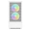 Nzxt H5 Flow Atx Mid Tower Gaming Case 2x Fans 140m RGB - White