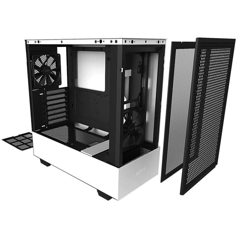 NZXT H510 FLOW - ATX MID-TOWER PC GAMING CASE - WHITE