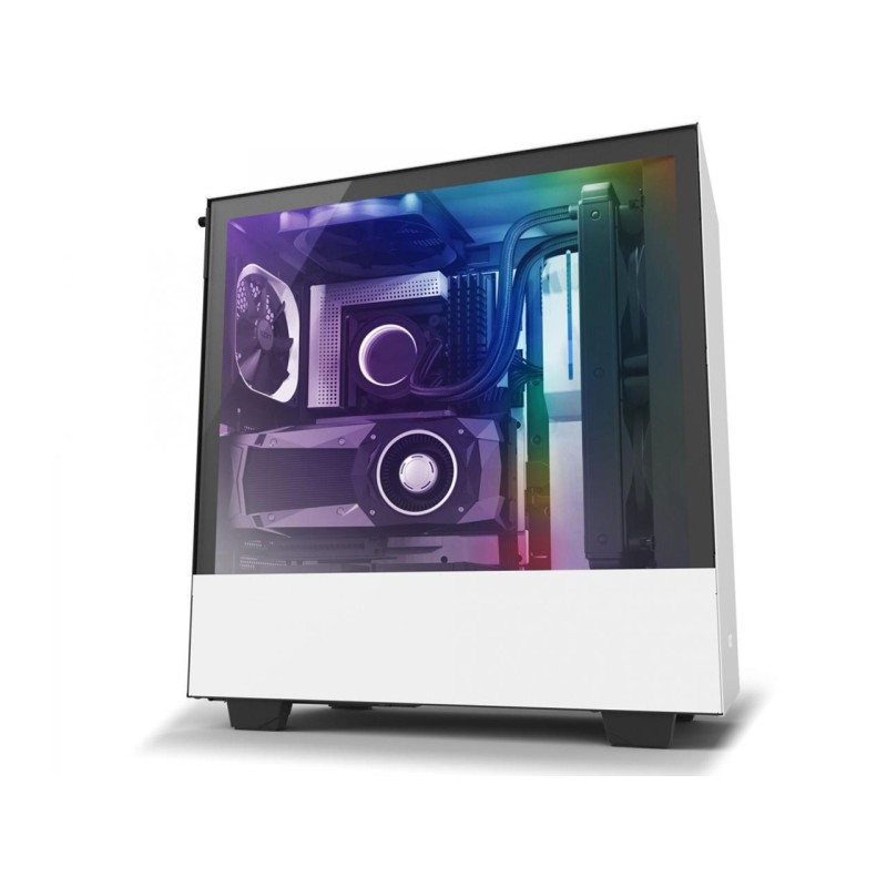 NZXT H510i - Compact ATX Mid-Tower PC Gaming Case - White