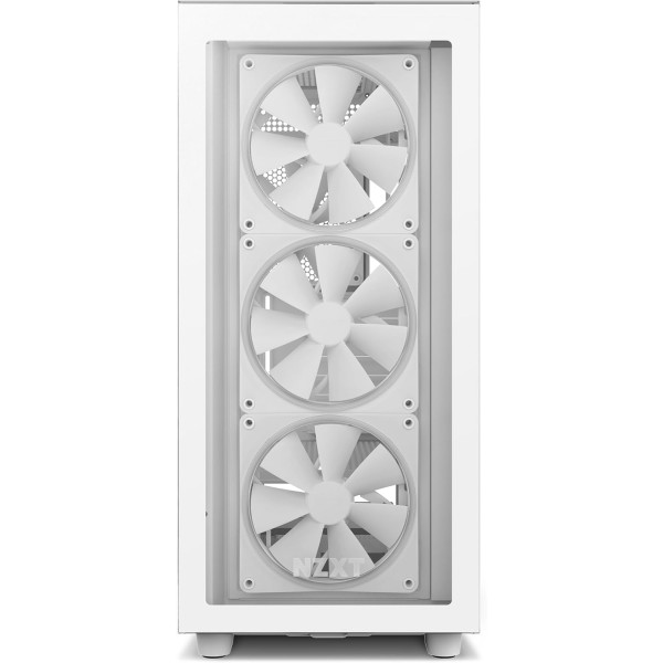 NZXT H7 Elite Gaming ATX Mid Tower Case - White 