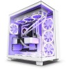 NZXT H9 Flow Mid Tower Airflow Case - 4 FANs Without RGB- White