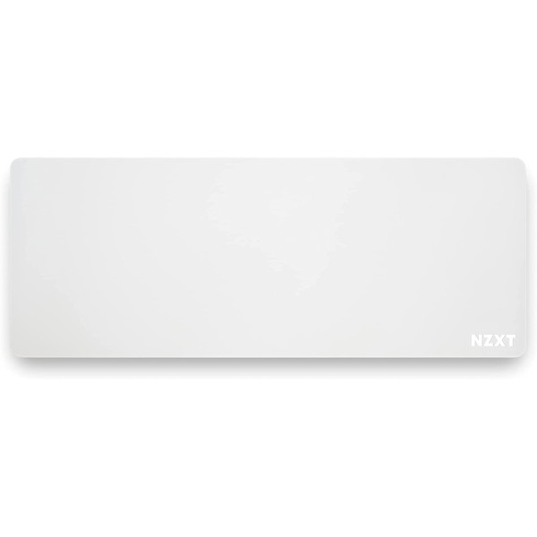 NZXT Mouse Pad MXL900 - 900MM X 350MM - Soft and Smooth Surface - Non-Slip Rubber Base - ماوس باد ان زي اكس تي ابيض