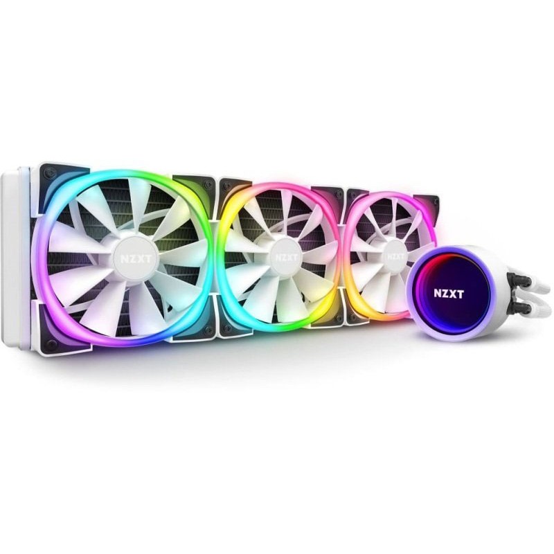 NZXT KRAKEN X73  360mm AIO Liquid Cooler with RGB Fans White