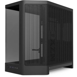 كيس ألعاب ميد تاور NZXT H6 Compact Dual-Chamber CC-H62FB-01 - زجاج منحني - دعم اللوحات الخلفية