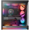 كيس ألعاب ميد تاور NZXT H6 RGB+ CC-H62FB-P1 - مراوح RGB - زجاج منحني كيس ألعاب ميد تاور NZXT H6 RGB+ CC-H62FB-P1 - مراوح RGB - زجاج منحني