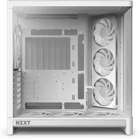 كيس ألعاب ميد تاور NZXT H6 RGB+ CC-H62FB-P1 - مراوح RGB - زجاج منحني كيس ألعاب ميد تاور NZXT H6 RGB+ CC-H62FB-P1 - مراوح RGB - زجاج منحني