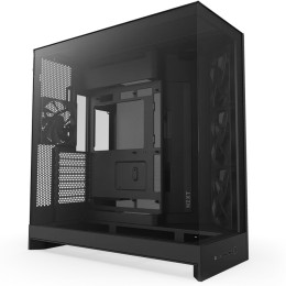 كيس ألعاب ميد تاور NZXT H9 Flow CM-H92FB-01 - 4 مراوح - زجاج بانورامي