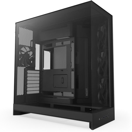 كيس ألعاب ميد تاور NZXT H9 Flow CM-H92FB-01 - 4 مراوح - زجاج بانورامي
