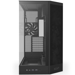 كيس ألعاب ميد تاور NZXT H9 Flow CM-H92FB-01 - 4 مراوح - زجاج بانورامي