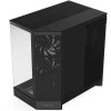 كيس ألعاب ميد تاور NZXT H9 Flow CM-H92FB-01 - 4 مراوح - زجاج بانورامي
