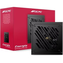 Power Supply OCPC ENERGIA BZ750 750W ,80+ Bronze ,ATX design ,Flat black cables for easier cable management -Black