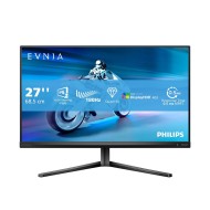 شاشة العاب احترافية PHILIPS 27M2N5500 Evnia,  27 بوصة بدقة QHD 2560×1440, معدل تحديث 180Hz, لوحة IPS, زمن استجابة 0.5ms, توافق مع NVIDIA G-Sync وAMD FreeSync - أسود 