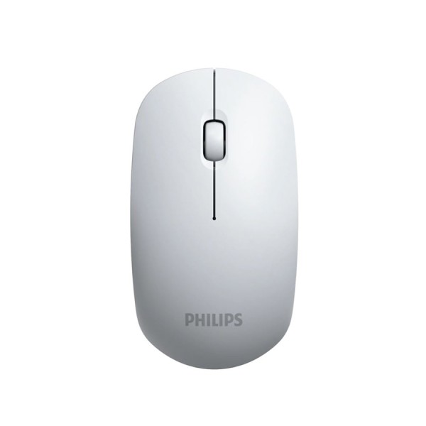 فأرة مكتبية لاسلكية PHILIPS SPK7315W/55, دقة استشعار تصل حتى 1200 DPI, استهلاك طاقة منخفض, 3 أزرار, مستشعر Optical  - أبيض