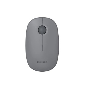 فأرة مكتبية لاسلكية PHILIPS SPK7378B/55, اتصال لاسلكي 2.4GHz, دقة استشعار تصل حتى 1600 DPI, مع 3 أزرار, الوزن 42 ± 5 غ (بدون البطارية) - رمادي