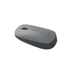 فأرة مكتبية لاسلكية PHILIPS SPK7438G/55, اتصال لاسلكي مزدوج 2.4GHz وBluetooth, دقة استشعار تصل حتى 1600 DPI, سطح مطاطي, وزن حوالي 55 غرام (بدون البطارية) - رمادي
