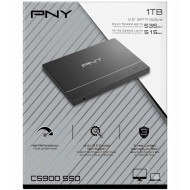 قرص تخزين  SSD داخلي PNY CS900 سعة 1TB - مقاس 2.5 بوصة SATA III - سرعة حتى 535MB/s