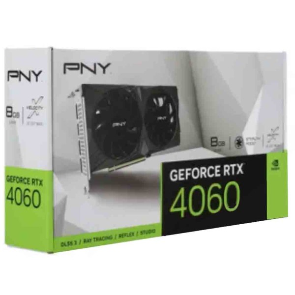 PNY VERTO NV GEFORCE RTX 4060 8GB -GDDR6X - كرت شاشة بي ان واي فيرتو