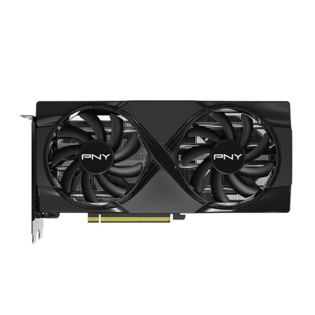 كرت شاشة احترافي PNY RTX 5060 Ti, ذاكرة 16GB GDDR7, نظام تبريد مزدوج المراوح, إصدار مكسور السرعة OC, واجهة PCIe 5.0, دعم تقنيات DLSS4 و Ray Tracing - أسود