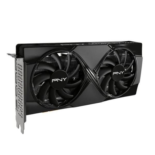 كرت شاشة احترافي PNY RTX 5060 Ti, ذاكرة 16GB GDDR7, نظام تبريد مزدوج المراوح, إصدار مكسور السرعة OC, واجهة PCIe 5.0, دعم تقنيات DLSS4 و Ray Tracing - أسود