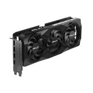 كرت شاشة PNY GeForce RTX 5070, ذاكرة 12GB GDDR7, نظام تبريد ثلاثي المراوح, اصدار مكسور السرعة OC, واجهة PCIe 5.0, دعم تقنيات NVIDIA RTX الحديثة - أسود
