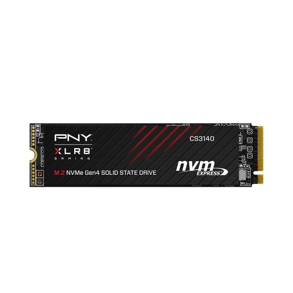 PNY XLR8 CS3140 2TB M.2 2280 PCIe Gen4 x4 NVMe, 3D NAND, Read Speed: Up to 7,500 MB/s, write speeds up to 6,850 MB/s PNY XLR8 CS3140 2TB M.2 2280 PCIe Gen4 x4 NVMe, 3D NAND, Read Speed: Up to 7,500 MB/s, write speeds up to 6,850 MB/s