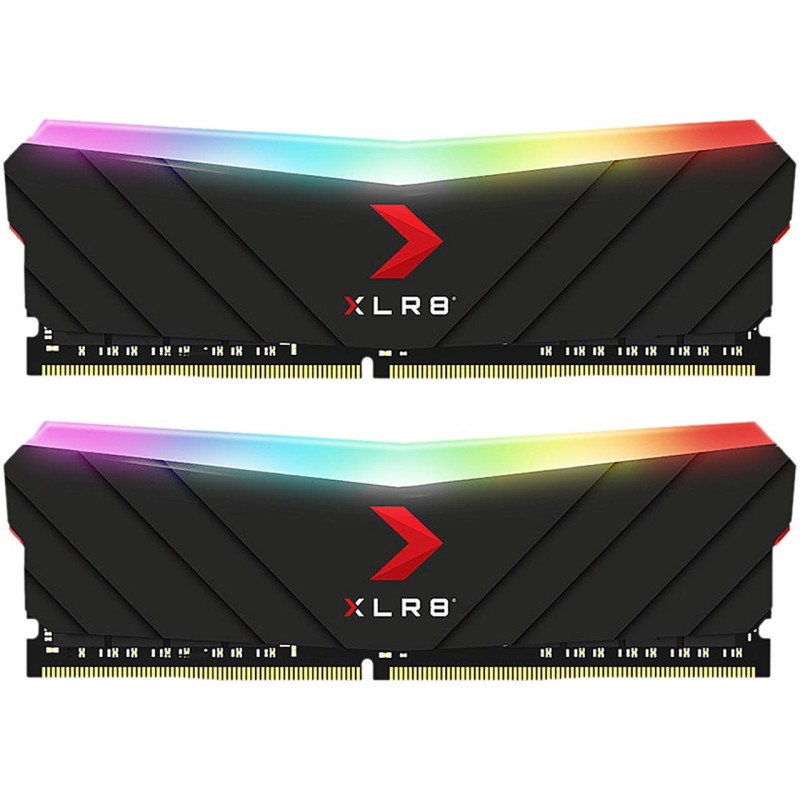 PNY XLR8 Gaming RGB DDR4 16GB (8GBx2) Desktop Memory 3600MHz CL18  (Black)