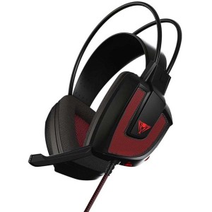 Wired Gaming Headset VIPER V360 ,7.1 Virtual Surround ,Ultra Bass Response ,Volume and bass controls ,Red LED illumination